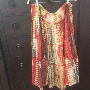 Chaudry Boho Patchwork Skirt